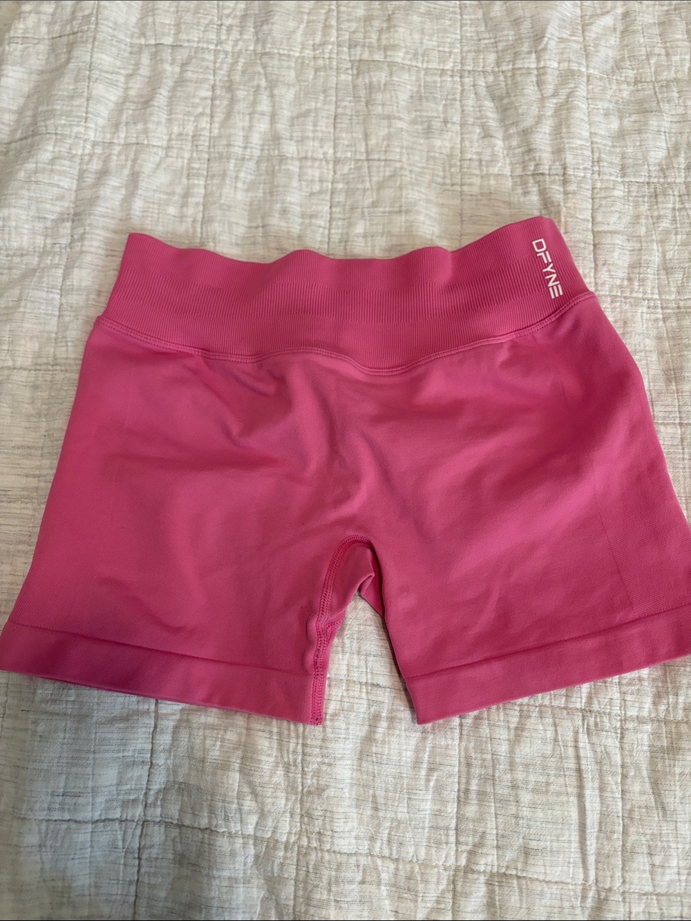 DFYNE pink impact shorts